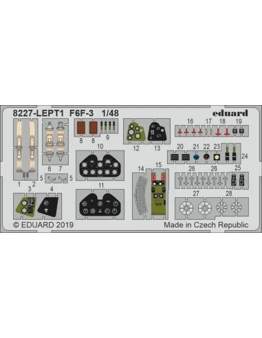 [NO_DESC] F6F-3 Profipack, 1/48 - Eduard Plastic Kits 8227