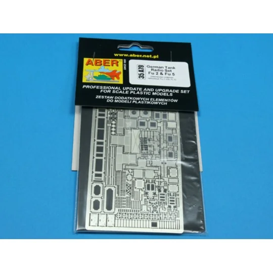 German Tank Radio Set Fu 2 & Fu 5, 1/35 - Aber Models 35 A079 German Tank Radio Set Fu 2 & Fu 5, 1/35 - Aber Models 35 A079