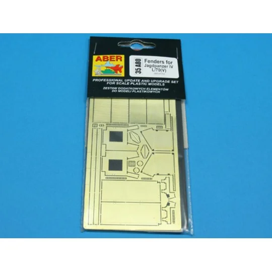 Fenders for Jagdpanzer IV L-70 (V), 1/35 - Aber Models 35 A080 Fenders for Jagdpanzer IV L-70 (V), 1/35 - Aber Models 35 A080