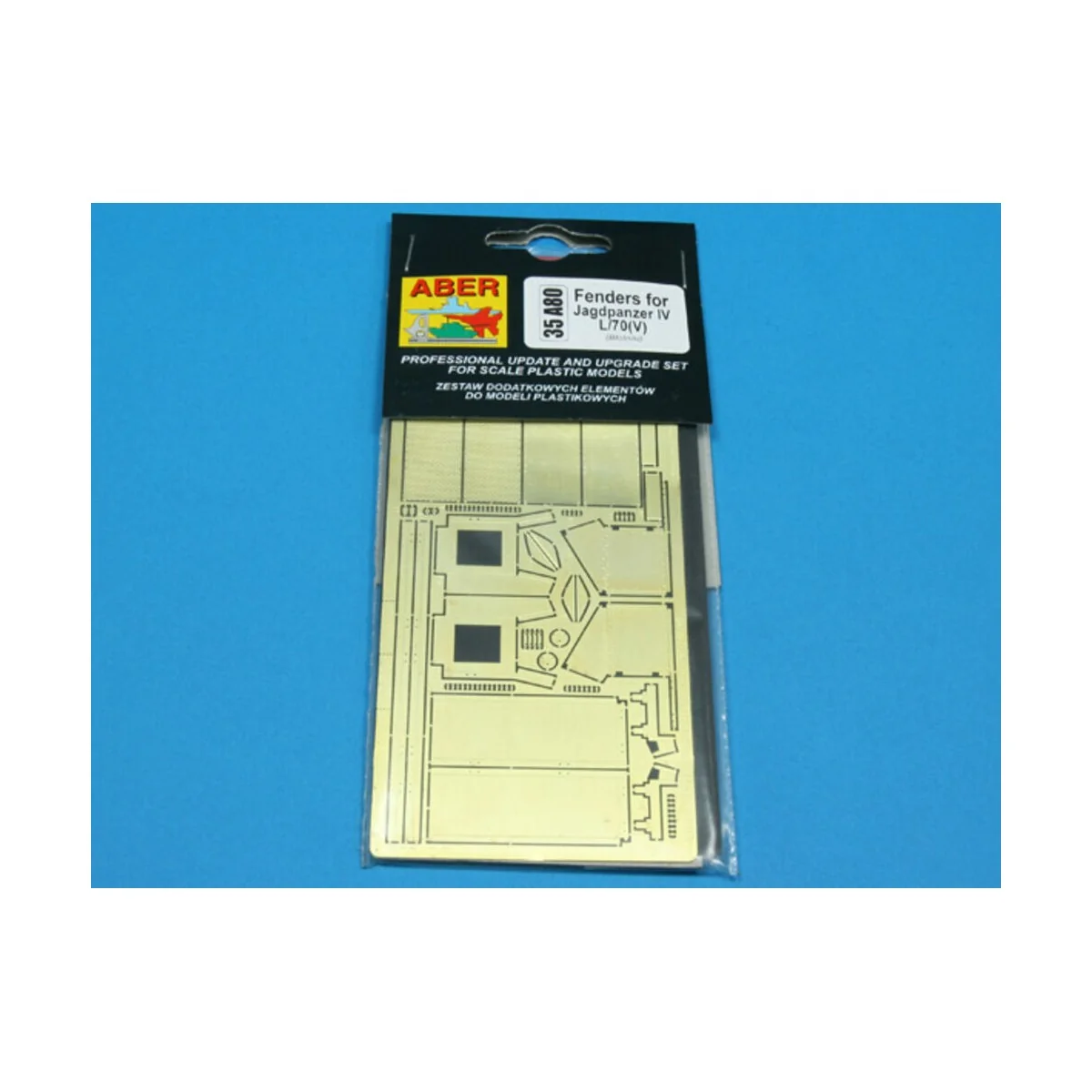 Fenders for Jagdpanzer IV L-70 (V), 1/35 - Aber Models 35 A080 Fenders for Jagdpanzer IV L-70 (V), 1/35 - Aber Models 35 A080