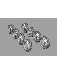 Wheels for 9K714 OKA (SS-23 Spider) for Hobby Boss, 1/72 - Hauler H... 2