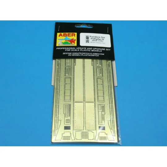 Fenders for Panzer IV (new type) - Aber Models 35 A081