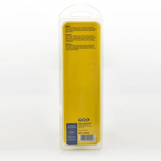 Sand file set (two-sided, 3 pieces) - Heller 99002