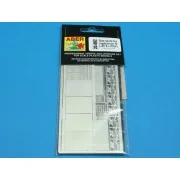 Side skirts for Jagdpanzer IV (V), 1/35 - Aber Models 35 A082 Side skirts for Jagdpanzer IV (V), 1/35 - Aber Models 35 A082