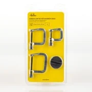 Screw clamp set (3 pieces) with magnetic base - Heller 99003