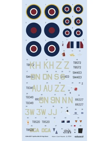 Spitfire Mk.XVI High Back 1/48 EDUARD-PROFIPACK, 1/48 - Eduard Plas...