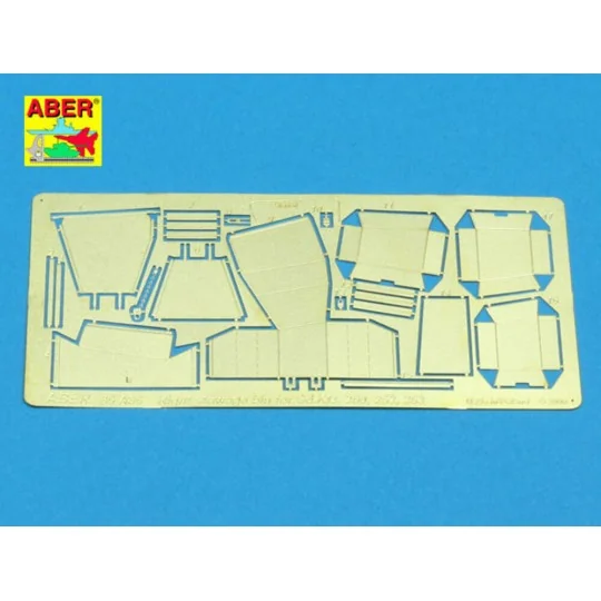 Right stowage bins for SdKfz 250, 252, 253, 1/35 - Aber Models 35 A085