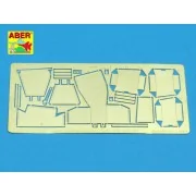 Right stowage bins for SdKfz 250, 252, 253 - Aber Models 35 A085