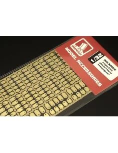 Inspection plates-round rectangular, 1/32 - Brengun BRL32058 2