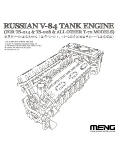 Russian V-84 Engine (for TS-014 & TS-028 & all other T-72 Models), ...