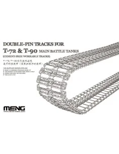 Double-Pin Tracks for T-72 & T-90 Main Battle Tanks(Cement-Free Wor...