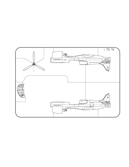 P-40K Warhawk DUAL COMBO, 1/48 - Eduard Plastic Kits R0024
