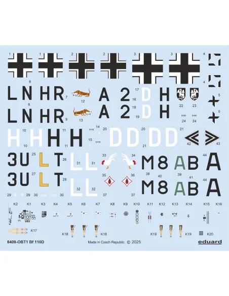 [NO_DESC] Bf 110D EDUARD-WEEKEND, 1/48 - Eduard Plastic Kits 8409
