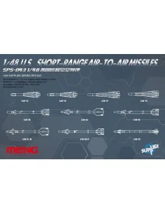 U.S.Short-range Air-to-air Missiles, 1/48 - MENG-Model SPS-043