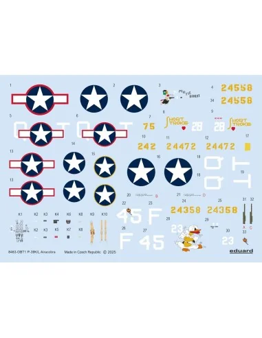 P-39K/L Airacobra EDUARD-WEEKEND, 1/48 - Eduard Plastic Kits 8463