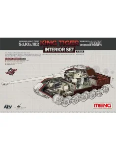 German Heavy Tank Sd.Kfz.182 King Tiger (Porsche Turret) Interior S...