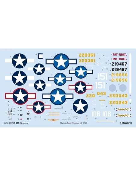 P-39Q Airacobra, Weekend Edition, 1/48 - Eduard Plastic Kits 8470
