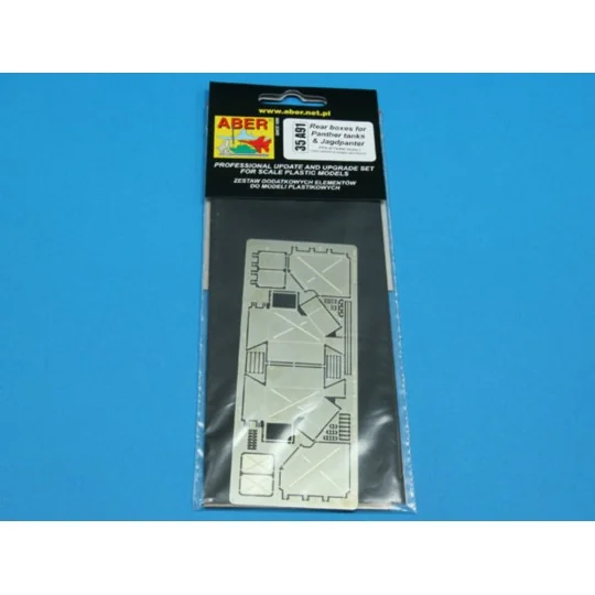 Rear boxes for Panther tanks & Jagdpanther, 1/35 - Aber Models 35 A091
