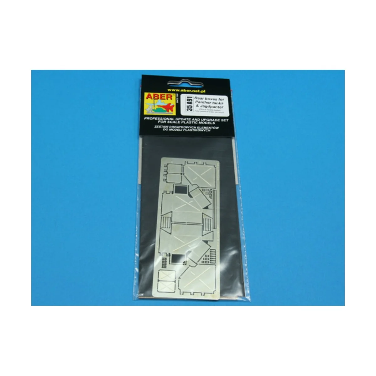 Rear boxes for Panther tanks & Jagdpanther, 1/35 - Aber Models 35 A091