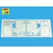 Rear boxes for Panther tanks & Jagdpanther, 1/35 - Aber Models 35 A091