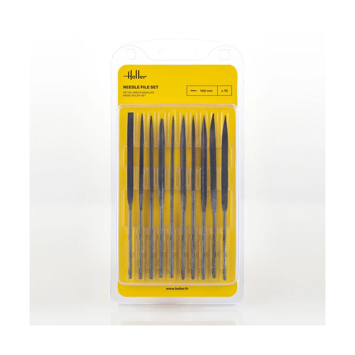 Needle file set (10 pieces) - Heller 99004