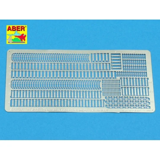 German clamps & Clasps (2 choice), 1/35 - Aber Models 35 A093
