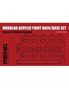 Modular Acrylic Paint Rack/Base Set - MENG-Model MTS-043