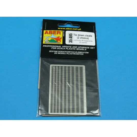 Tie down cleats (2 choice), 1/35 - Aber Models 35 A095