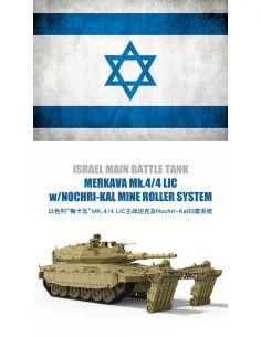 Israel Main Battle Tank Merkava Mk.4/4LIC w/Nochri-Kal Mine Roller ...