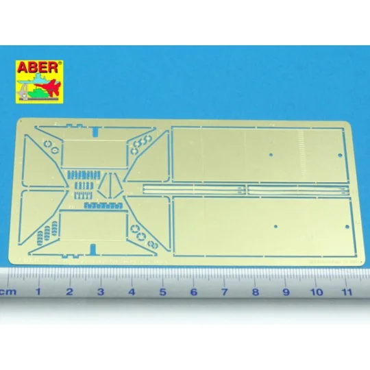 Rear small fuel tanks for T-34/76, 1/35 - Aber Models 35 A096 Rear small fuel tanks for T-34/76, 1/35 - Aber Models 35 A096