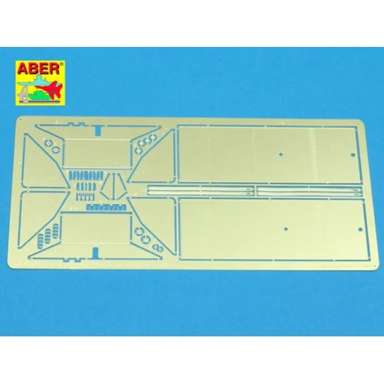 Rear small fuel tanks for T-34/76, 1/35 - Aber Models 35 A096 Rear small fuel tanks for T-34/76, 1/35 - Aber Models 35 A096