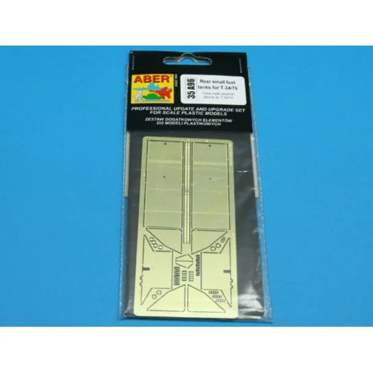 Rear small fuel tanks for T-34/76, 1/35 - Aber Models 35 A096 Rear small fuel tanks for T-34/76, 1/35 - Aber Models 35 A096