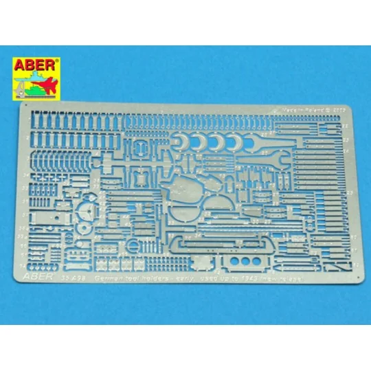 German tool holders-early used up to 1943, 1/35 - Aber Models 35 A098