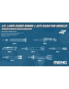 U.S. Laser-Guided Bombs & Anti-Radiation Missiles, 1/48 - MENG-Mode...