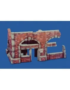 English command center ruin, 1/35 - Royal Model RM005