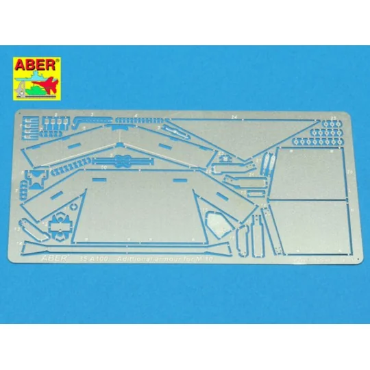 Additional armour for M10, 1/35 - Aber Models 35 A100