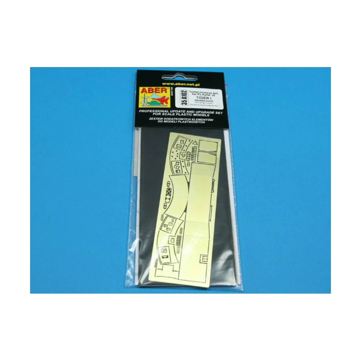 Turret stowage bin for Tiger I, 1/35 - Aber Models 35 A102 Turret stowage bin for Tiger I, 1/35 - Aber Models 35 A102
