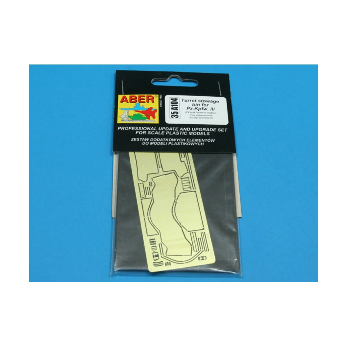 Turret stowage bins for Pz.Kpfw. III - Aber Models 35 A104