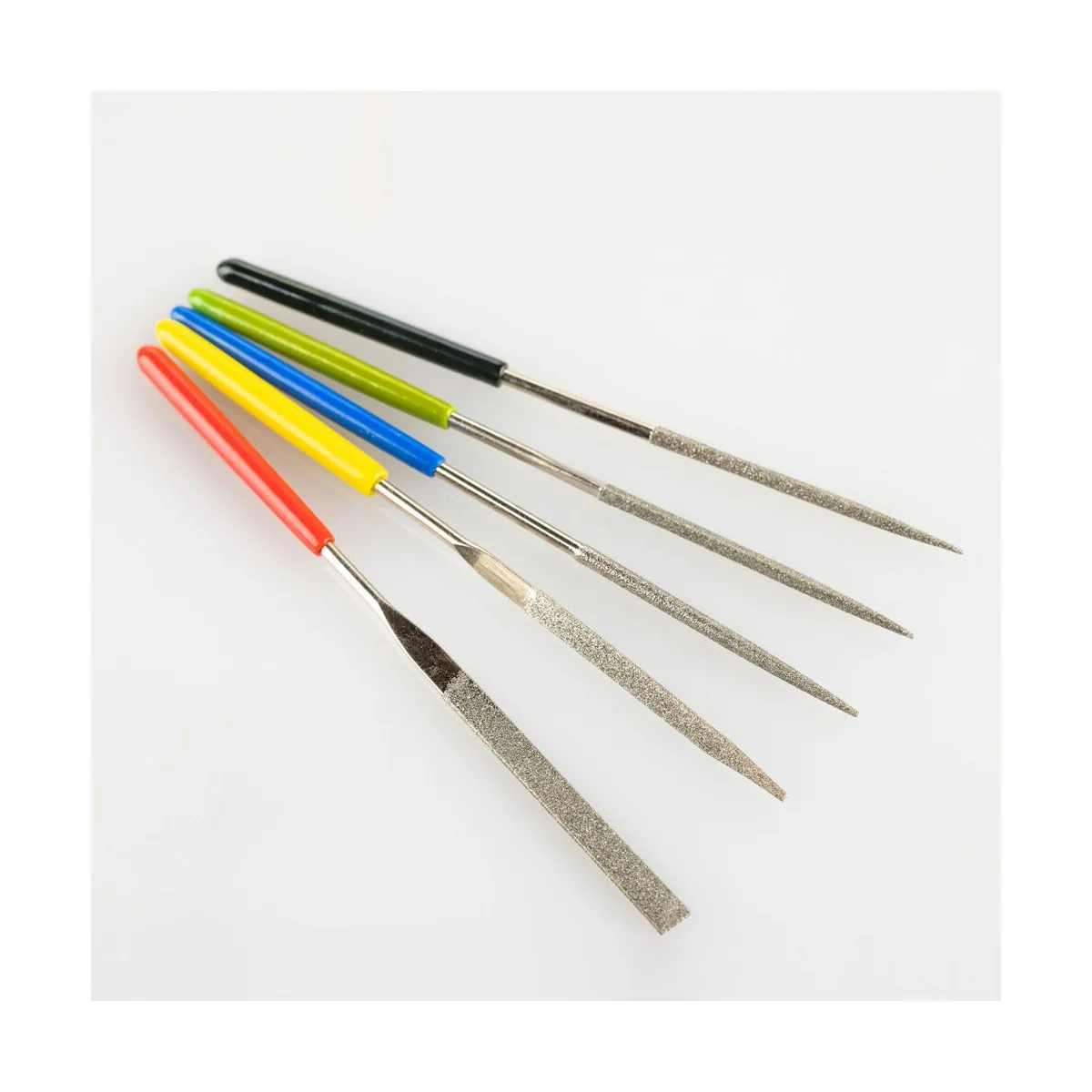 Diamond file set 100 mm (5 pieces) - Heller 99005