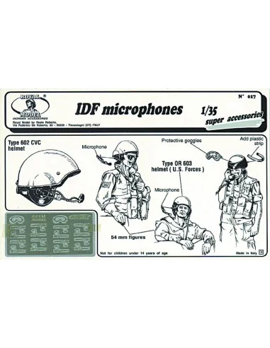 IDF Microphones, 1/35 - Royal Model RM017