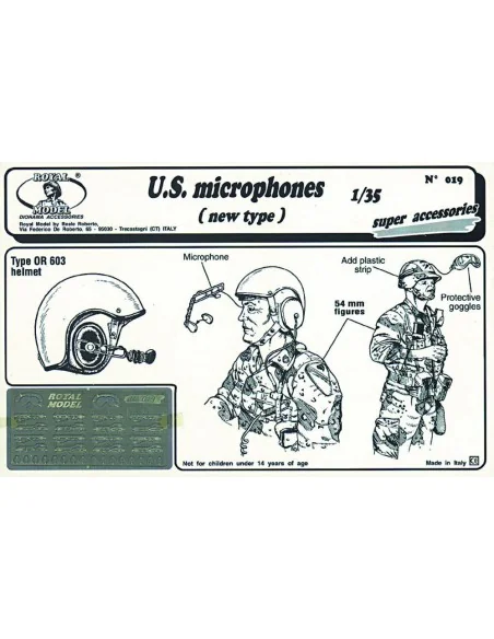 U.S. Microphones new type, 1/35 - Royal Model RM019