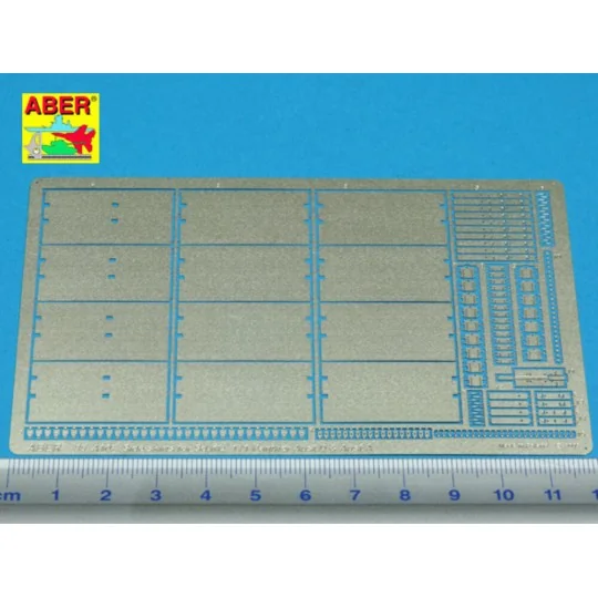 Side skirts for Panther Ausf. A & Ausf.D - Aber Models 35 A107