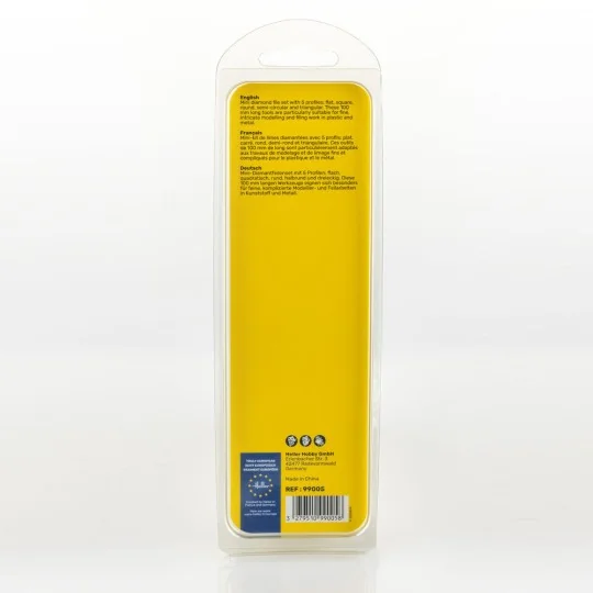 Diamond file set 100 mm (5 pieces) - Heller 99005