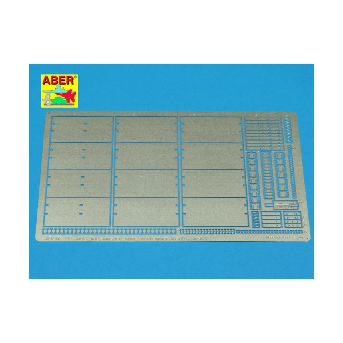 Side skirts for Panther Ausf. A & Ausf.D, 1/35 - Aber Models 35 A107