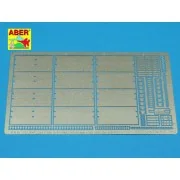 Side skirts for Panther Ausf. A & Ausf.D, 1/35 - Aber Models 35 A107