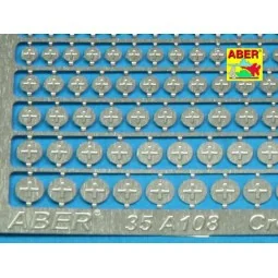 Cross type screaw heads, 1/35 - Aber Models 35 A108