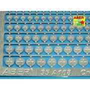Cross type screaw heads, 1/35 - Aber Models 35 A108 Cross type screaw heads, 1/35 - Aber Models 35 A108