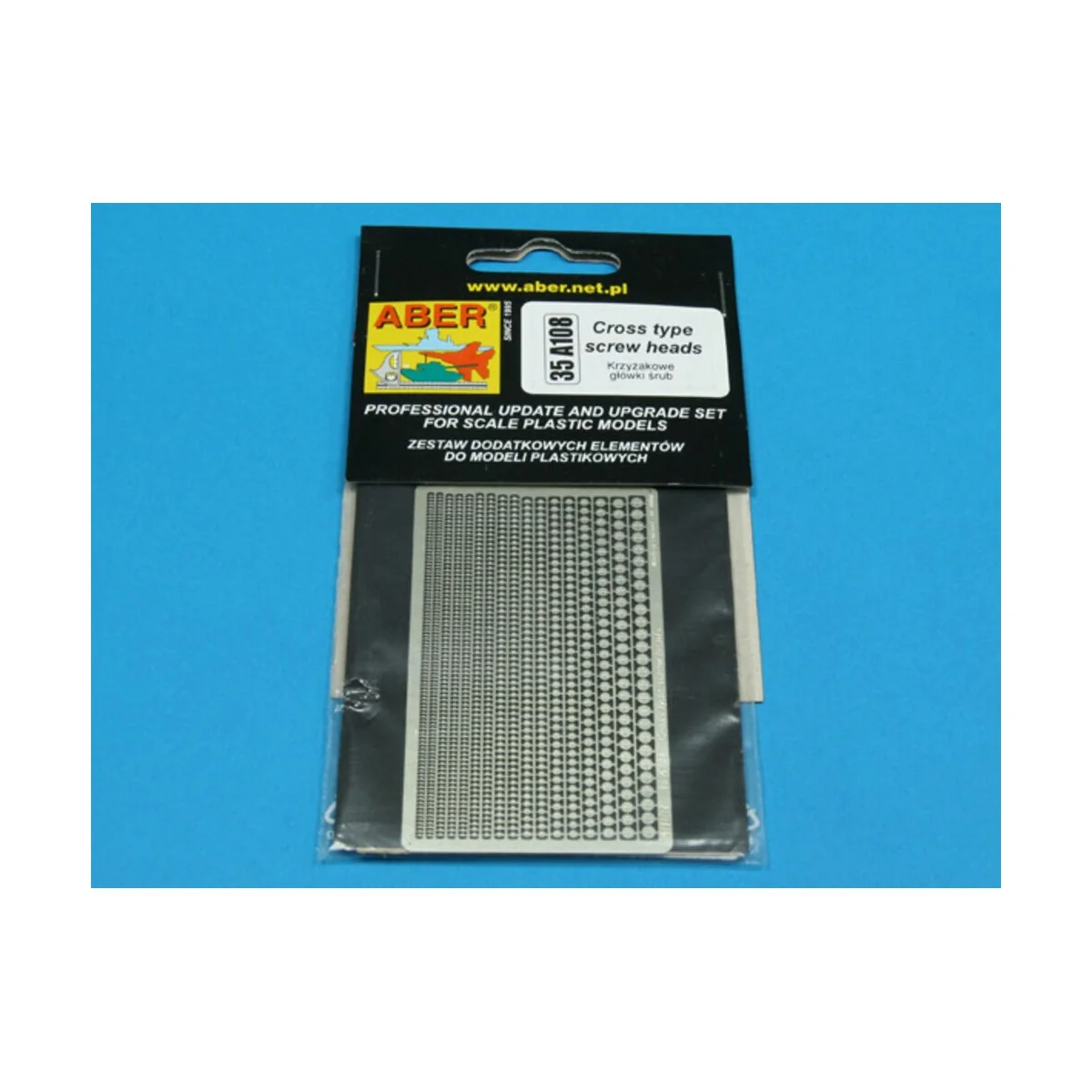 Cross type screaw heads, 1/35 - Aber Models 35 A108 Cross type screaw heads, 1/35 - Aber Models 35 A108