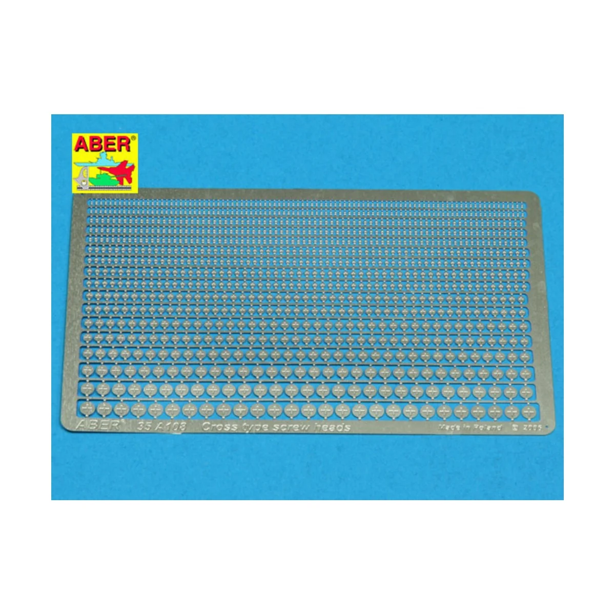 Cross type screaw heads, 1/35 - Aber Models 35 A108 Cross type screaw heads, 1/35 - Aber Models 35 A108