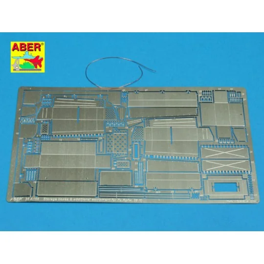 Storage boxes Pz.Kpfw.38(t), 1/35 - Aber Models 35 A109